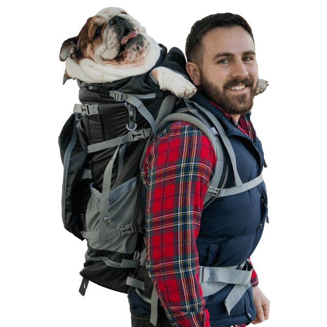 Рюкзак сумка переноска для собак Rover 2 | Big Dog Carrier & Backpacking Pack - черный 
