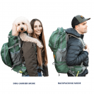 Рюкзак переноска  для собак Rover 2 | Big Dog Carrier & Backpacking Pack - зеленый 
