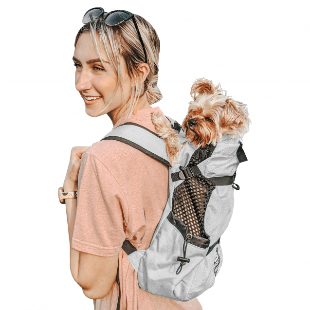   Рюкзак сумка переноска для собак K9 Sport Sack® Air 2 - серый