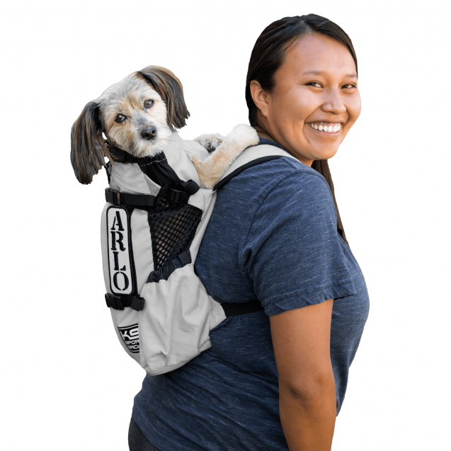   Рюкзак сумка переноска для собак K9 Sport Sack® Air 2 - серый